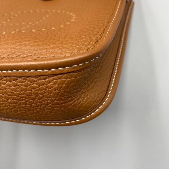 🔥HERMES🔥Taurillon Maurice Evelyn tpm crossbody gold - Picture 3 of 14